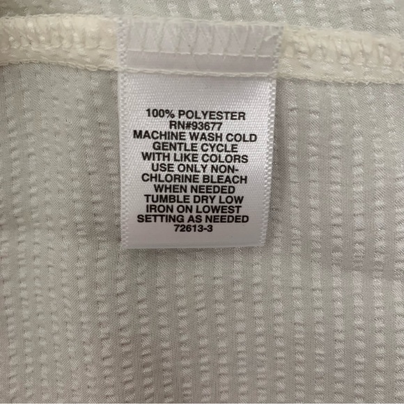 Rye Grass women’s Ivory color free flow Blouse top Size L - Picture 6 of 11